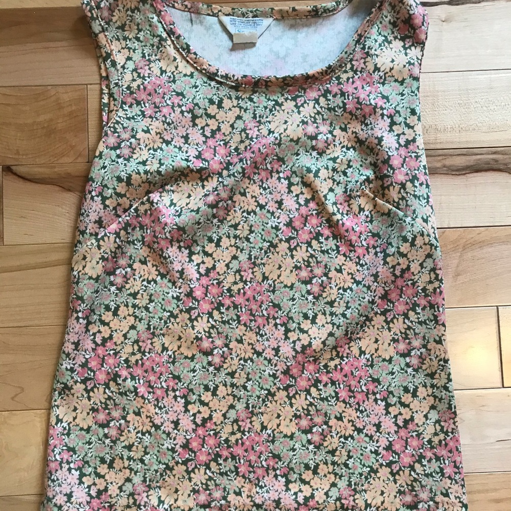 Vintage floral tank top - Picture 4 of 8